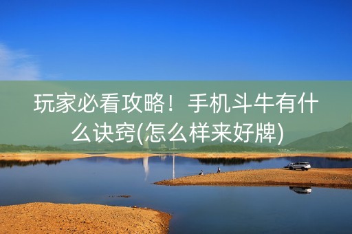 玩家必看攻略！手机斗牛有什么诀窍(怎么样来好牌)