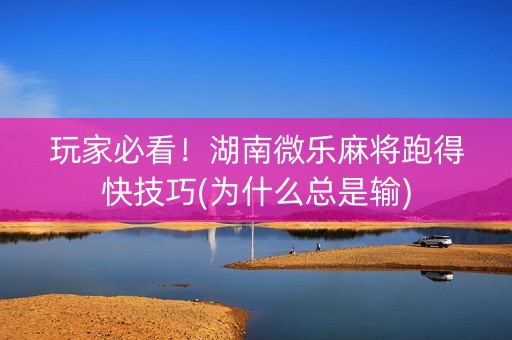 玩家必看！湖南微乐麻将跑得快技巧(为什么总是输)