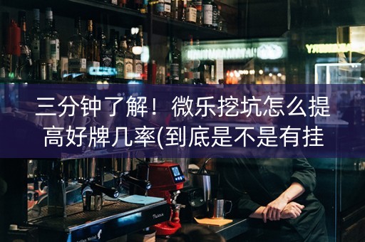三分钟了解！微乐挖坑怎么提高好牌几率(到底是不是有挂)