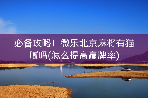必备攻略！微乐北京麻将有猫腻吗(怎么提高赢牌率)