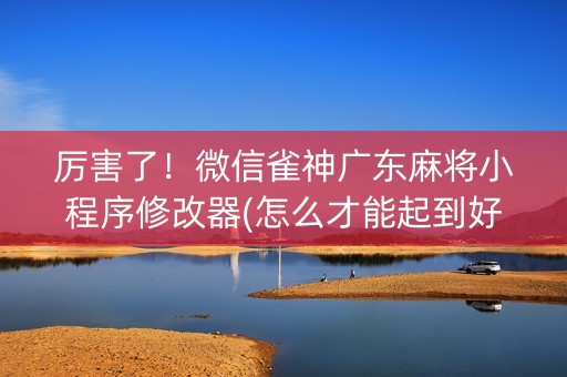 厉害了！微信雀神广东麻将小程序修改器(怎么才能起到好牌)