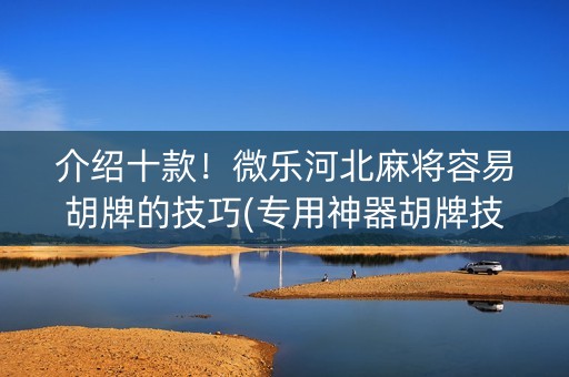 介绍十款！微乐河北麻将容易胡牌的技巧(专用神器胡牌技巧)