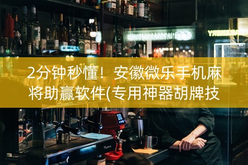 2分钟秒懂！安徽微乐手机麻将助赢软件(专用神器胡牌技巧)