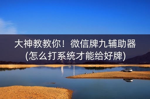 大神教教你！微信牌九辅助器(怎么打系统才能给好牌)