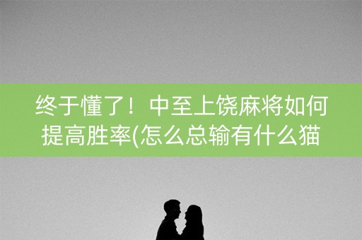 终于懂了！中至上饶麻将如何提高胜率(怎么总输有什么猫腻)
