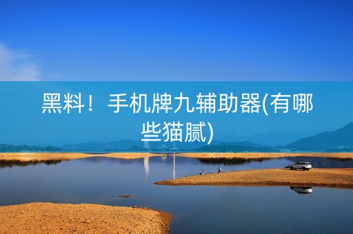黑料！手机牌九辅助器(有哪些猫腻)