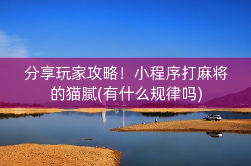 分享玩家攻略！小程序打麻将的猫腻(有什么规律吗)