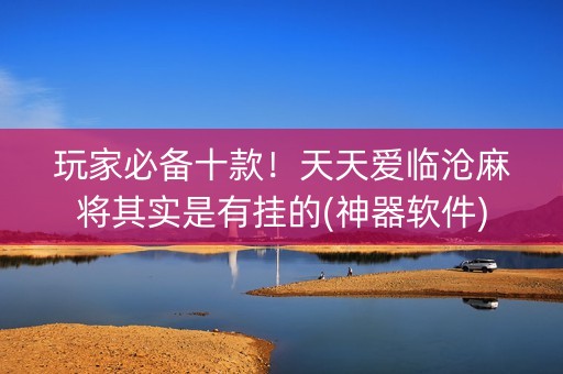 玩家必备十款！天天爱临沧麻将其实是有挂的(神器软件)