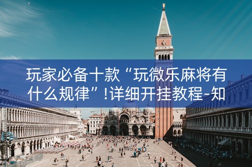 玩家必备十款“玩微乐麻将有什么规律”!详细开挂教程-知乎