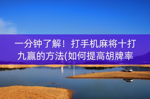 一分钟了解！打手机麻将十打九赢的方法(如何提高胡牌率)