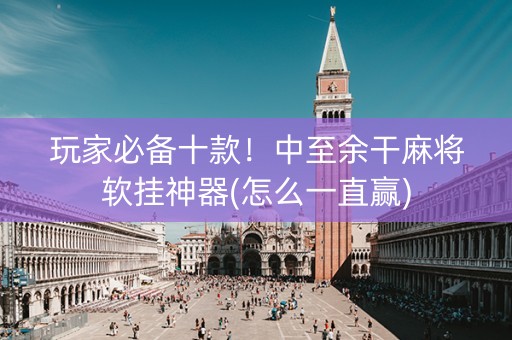 玩家必备十款！中至余干麻将软挂神器(怎么一直赢)