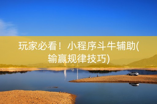 玩家必看！小程序斗牛辅助(输赢规律技巧)
