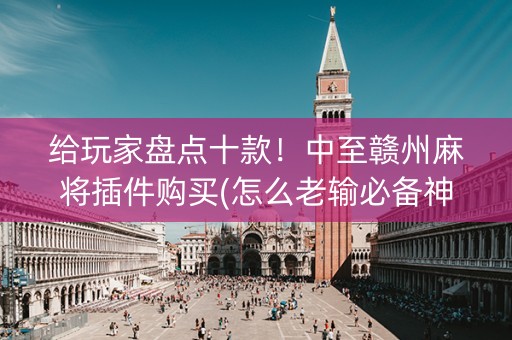 给玩家盘点十款！中至赣州麻将插件购买(怎么老输必备神器)