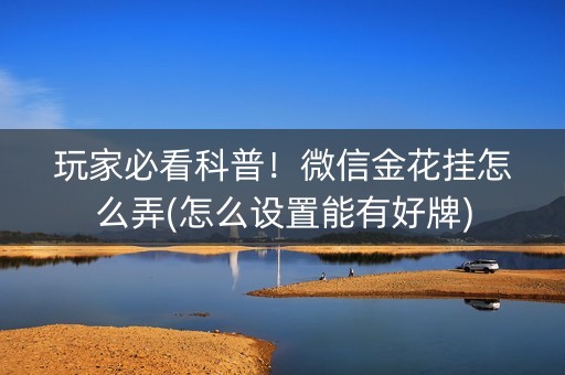 玩家必看科普！微信金花挂怎么弄(怎么设置能有好牌)