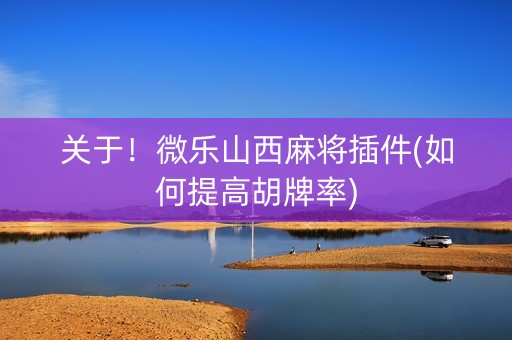 关于！微乐山西麻将插件(如何提高胡牌率)
