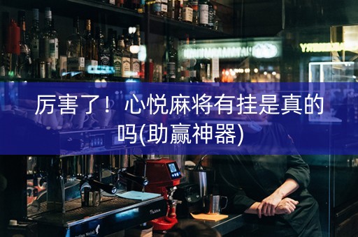 厉害了！心悦麻将有挂是真的吗(助赢神器)