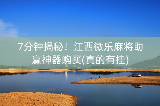 7分钟揭秘！江西微乐麻将助赢神器购买(真的有挂)