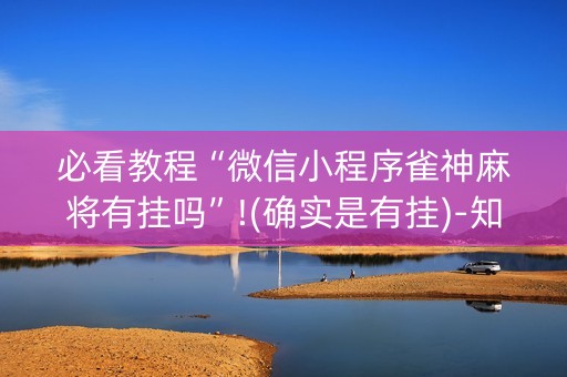 必看教程“微信小程序雀神麻将有挂吗”!(确实是有挂)-知乎