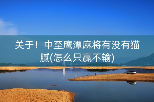 关于！中至鹰潭麻将有没有猫腻(怎么只赢不输)