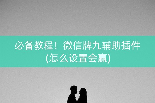 必备教程！微信牌九辅助插件(怎么设置会赢)