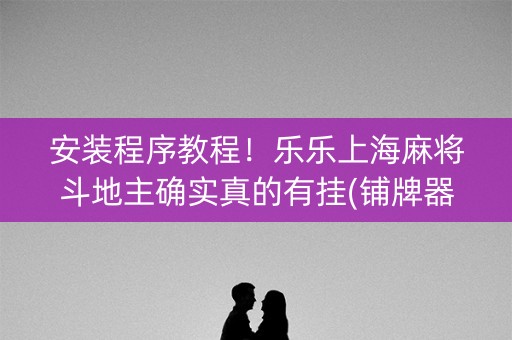 安装程序教程！乐乐上海麻将斗地主确实真的有挂(铺牌器购买)