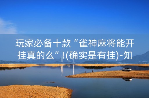 玩家必备十款“雀神麻将能开挂真的么”!(确实是有挂)-知乎