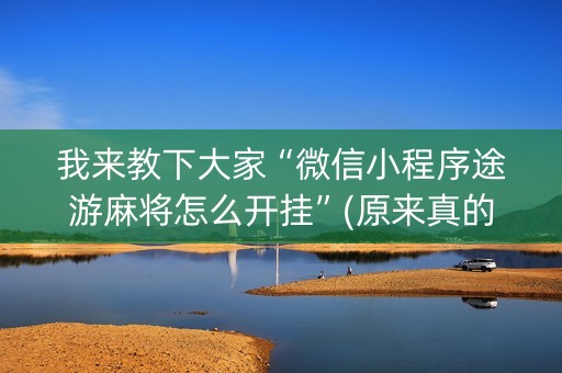 我来教下大家“微信小程序途游麻将怎么开挂”(原来真的有挂)-知乎