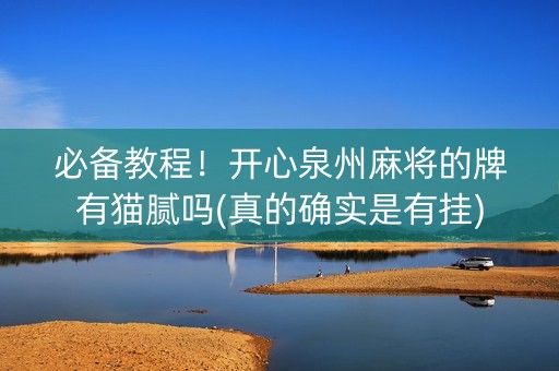 必备教程！开心泉州麻将的牌有猫腻吗(真的确实是有挂)