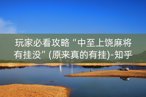 玩家必看攻略“中至上饶麻将有挂没”(原来真的有挂)-知乎