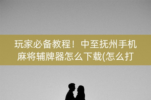 玩家必备教程！中至抚州手机麻将辅牌器怎么下载(怎么打才赢)
