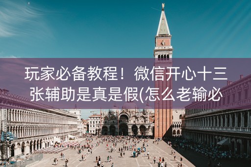 玩家必备教程！微信开心十三张辅助是真是假(怎么老输必备神器)