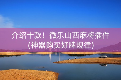 介绍十款！微乐山西麻将插件(神器购买好牌规律)