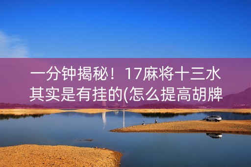 一分钟揭秘！17麻将十三水其实是有挂的(怎么提高胡牌率)