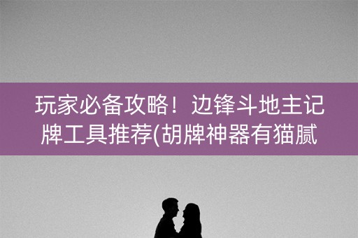 玩家必备攻略！边锋斗地主记牌工具推荐(胡牌神器有猫腻吗)